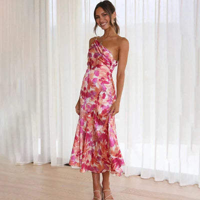 Zenobia | Petal Flame Dress
