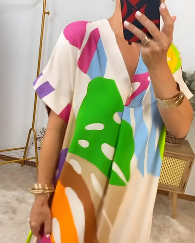 Emelia - Abstract Print Dress