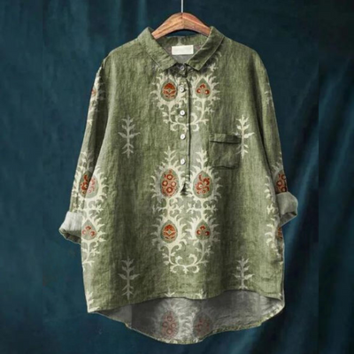 Fenna – Cheerful Blouse with Floral Print
