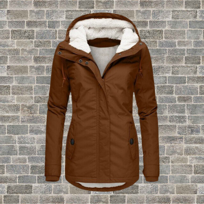Jenna - Cozy Sherpa Hoodie Coat