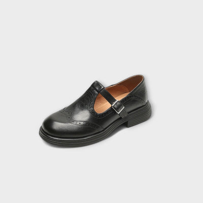 Janine | Leather Mary Janes