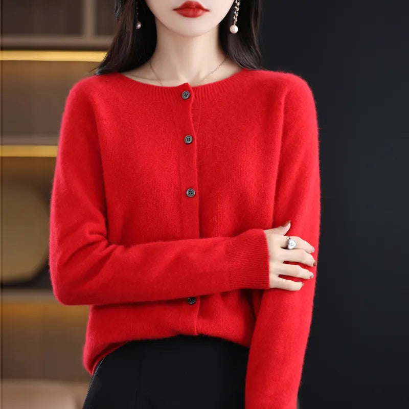 Rhea | Women’s Lightweight Merino Cardigan | Everyday Classic