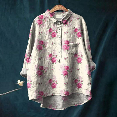 Fenna – Cheerful Blouse with Floral Print