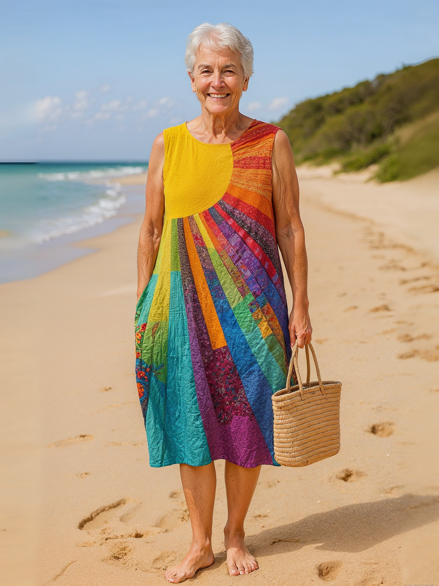 Rainbow - Elegant and Casual Dress