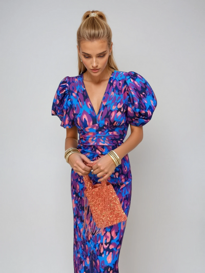 Arielle™ | Elegant and Vibrant Midi Dress