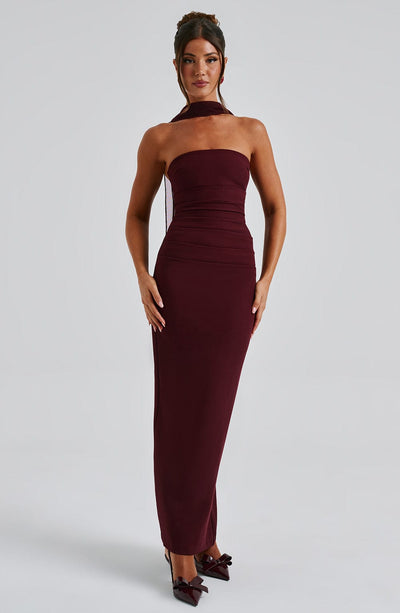 Peony | Graceful Satin Dress